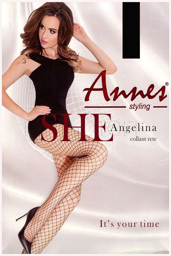 Колготки в крупну сітку ANNES Angelina